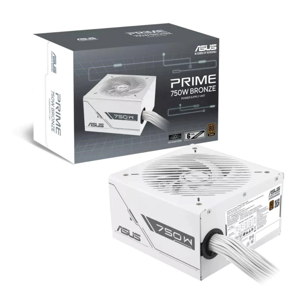 ASUS Prime 750B Bronze Baltas aprašymas - Prekės nuotrauka