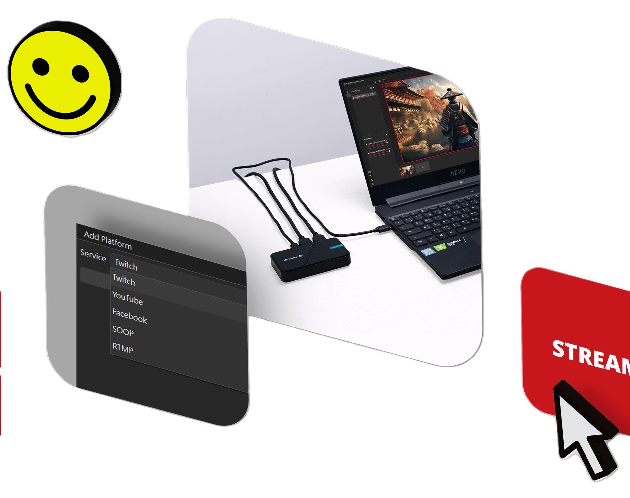 Ausinės „AVerMedia“ vaizdo įrašymo plokštė GC311G2 / „Live Gamer MINI“, juoda aprašymas - Prekės nuotrauka Ausinės „AVerMedia“ vaizdo įrašymo plokštė GC311G2 / „Live Gamer MINI“, juoda aprašymas - Prekės nuotrauka