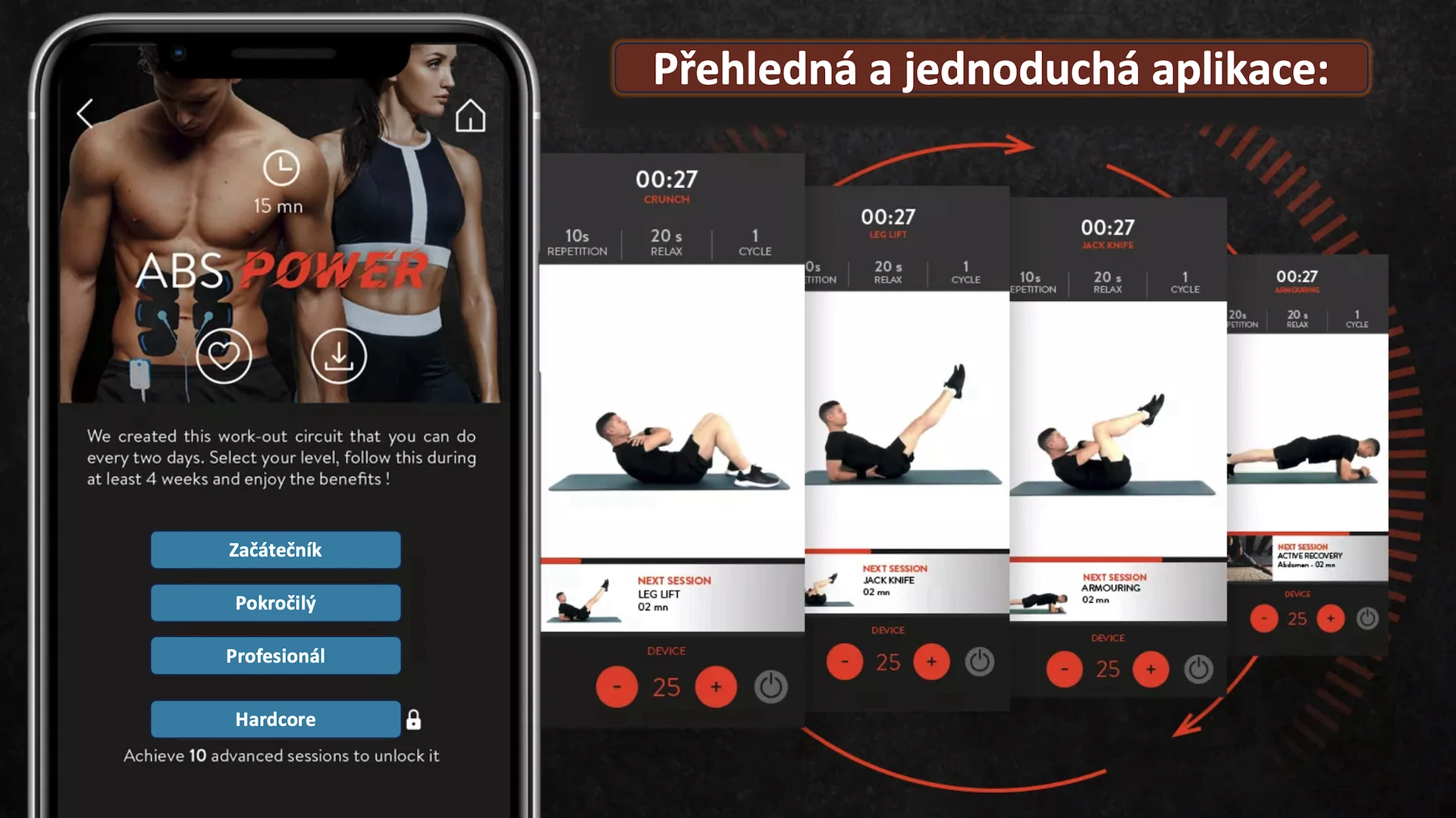 Bluetens Bluetens Spare Electrodes for Abdominals aprašymas - Prekės nuotrauka