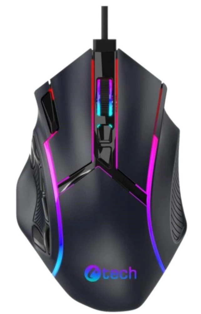 C-TECH žaidimų pelė Akali, 12800 DPI, RGB apšvietimas, USB, juoda aprašymas - Prekės nuotrauka C-TECH žaidimų pelė Akali, 12800 DPI, RGB apšvietimas, USB, juoda aprašymas - Prekės nuotrauka