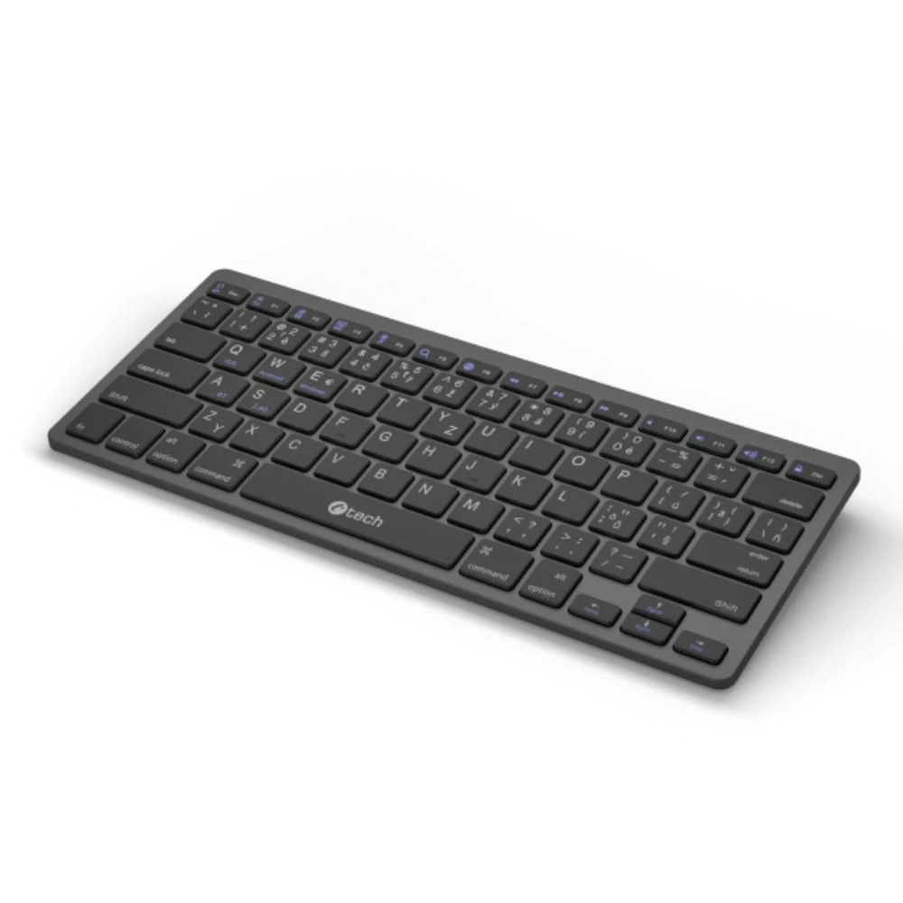 Klaviatūra C-Tech C-TECH Klaviatūra KB-120S Dual mode belaidė BT5.0 + 2,4GHz USB nano receiver CZ/SK aprašymas - Prekės nuotrauka