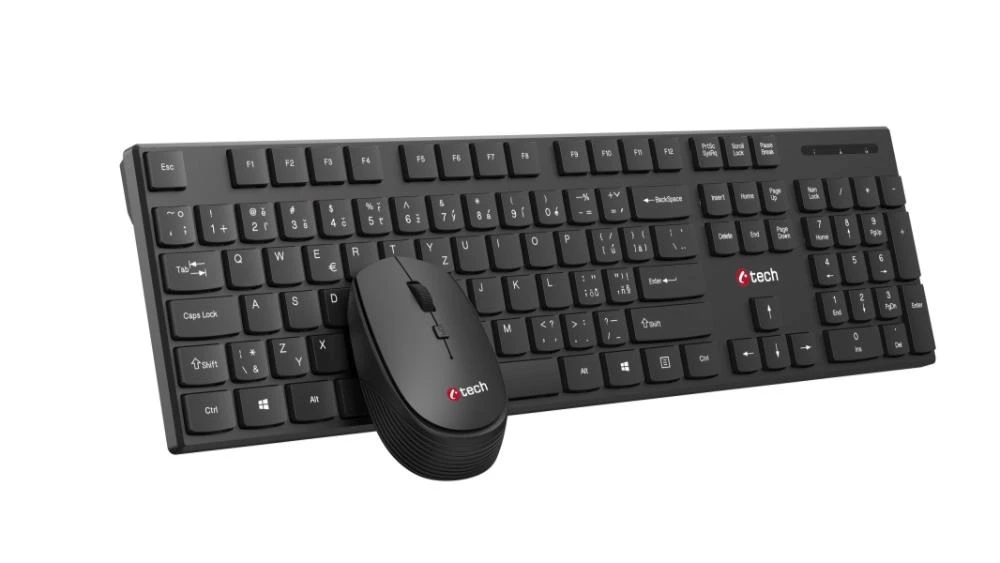 Klaviatūra ir pelė C-Tech C-TECH klaviatūra su myszą WLKMC-03, Bezdrátowy set 2.4GHz, CZ, juoda aprašymas - Prekės nuotrauka Klaviatūra ir pelė C-Tech C-TECH klaviatūra su myszą WLKMC-03, Bezdrátowy set 2.4GHz, CZ, juoda aprašymas - Prekės nuotrauka