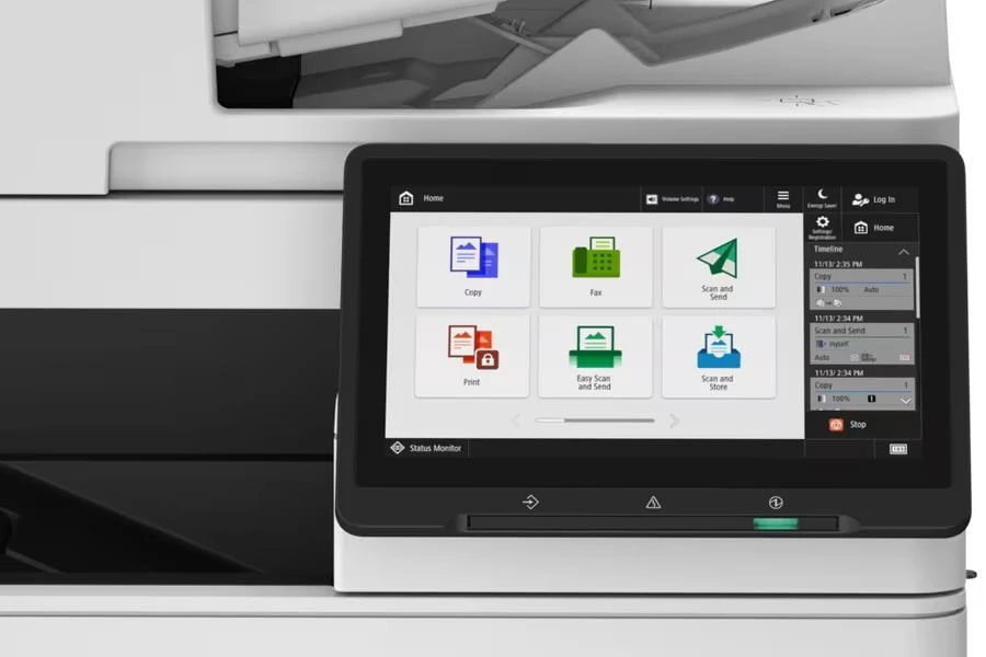 Spausdintuvas Canon imageFORCE 710 series černobílá laserová MF (kopírování/tisk/skenování) A4, 52/62/71 str./min., LCD, USB, LAN aprašymas - Prekės nuotrauka