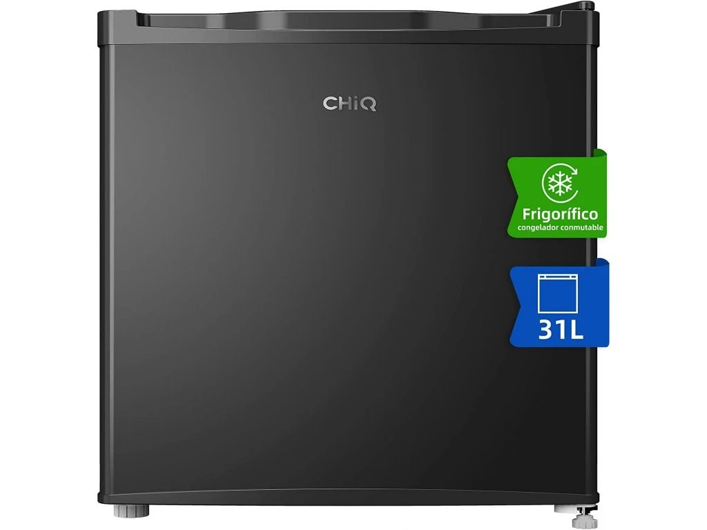 CHiQ CSD31D4E minibaras, 31 litras, 2 skyriai, -24 °C iki +10 °C, šaldiklis - šaldytuvas, 41 dB aprašymas - Prekės nuotrauka CHiQ CSD31D4E minibaras, 31 litras, 2 skyriai, -24 °C iki +10 °C, šaldiklis - šaldytuvas, 41 dB aprašymas - Prekės nuotrauka