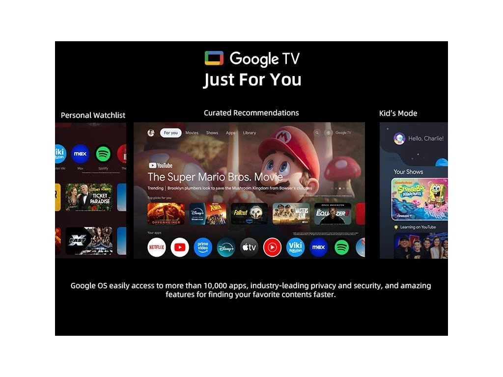 CHiQ L32QST televizorius, 32 colių, QLED, „Full HD“, „Google TV“, berėmis, „Dolby Audio“, „dbx-tv“, HDR 10 aprašymas - Prekės nuotrauka CHiQ L32QST televizorius, 32 colių, QLED, „Full HD“, „Google TV“, berėmis, „Dolby Audio“, „dbx-tv“, HDR 10 aprašymas - Prekės nuotrauka