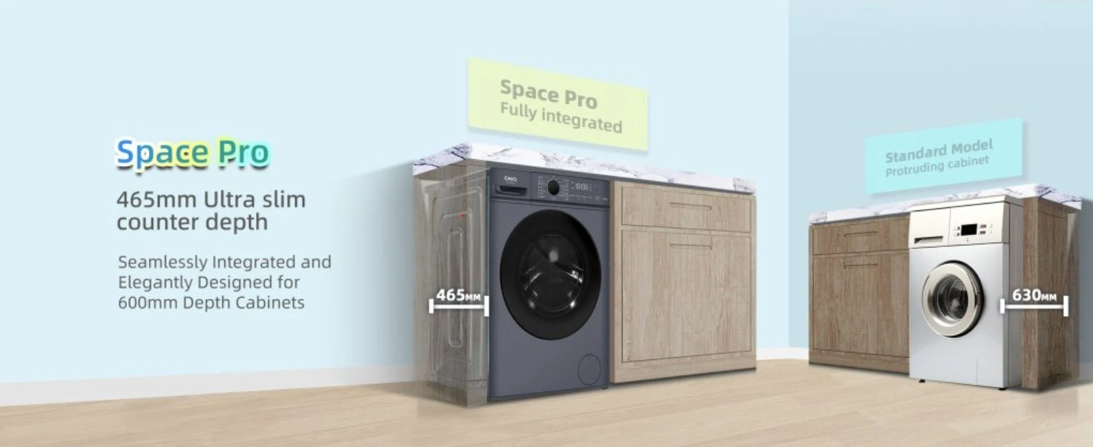 Skalbimo mašina CHiQ Skalbimo mašina parowa 7kg CW07123863AX Steam Space Pro aprašymas - Prekės nuotrauka