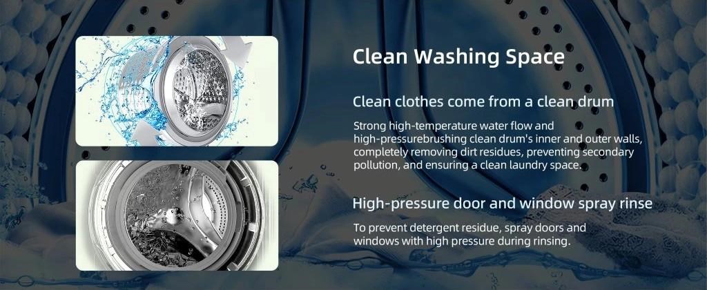 Laikiklis CHiQ Parní pračka 8kg CHiQ CW086581AX ColorLuxe s barevným displejem + 12 let záruka na motor aprašymas - Prekės nuotrauka