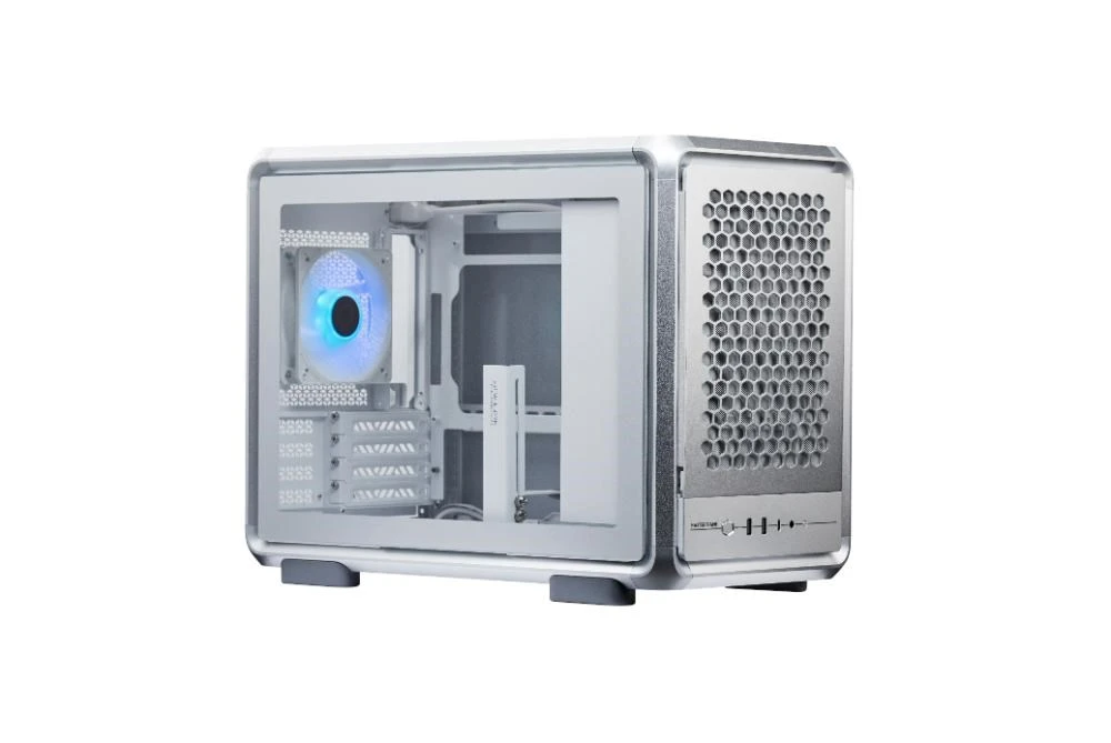 Cooler Master MF400M-SHNN-S00 MasterFrame 400 Mesh Sidabrinis, mATX, USB 3.2 Gen 2x2 Type-C, Window aprašymas - Prekės nuotrauka