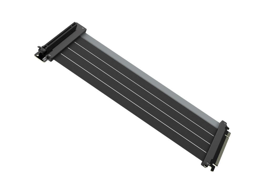 Vaizdo plokštė Cooler Master Riser Cable PCIe 5.0 x16, 300mm, juoda aprašymas - Prekės nuotrauka