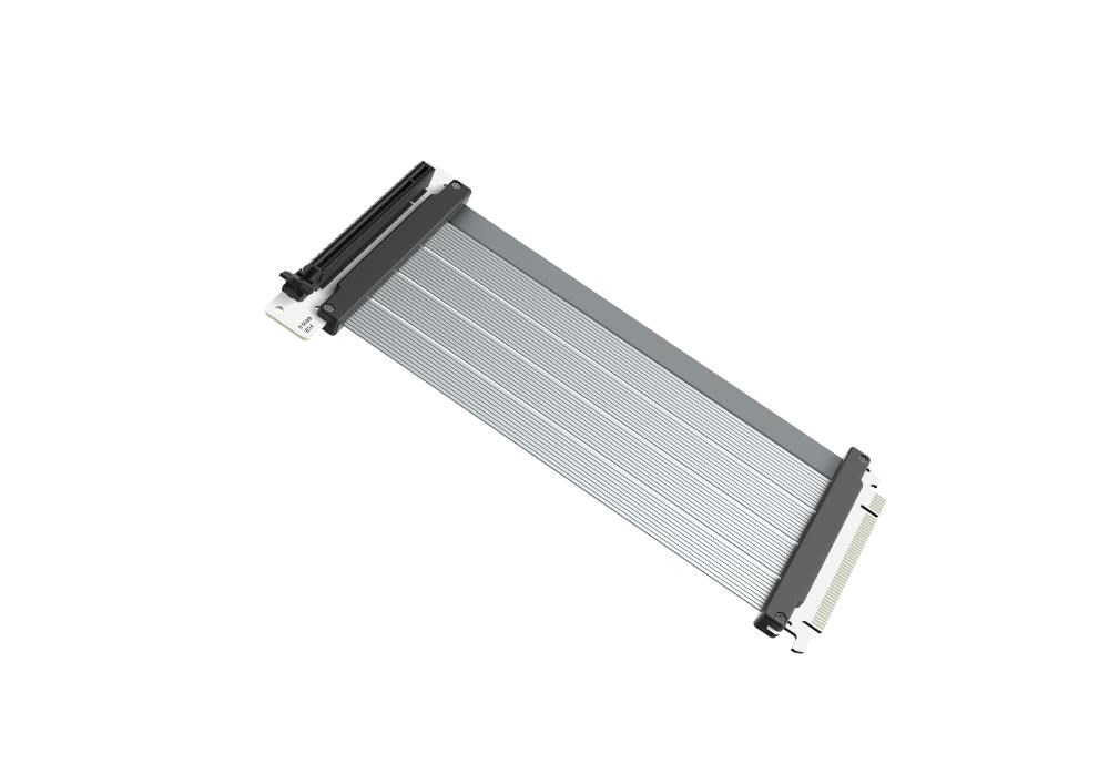 Vaizdo plokštė Cooler Master Riser Cable PCIe 5.0 x16, 200mm, bílá aprašymas - Prekės nuotrauka