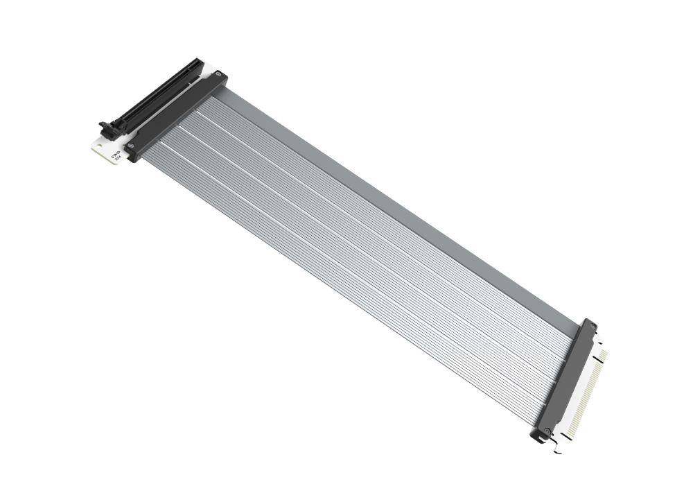 Vaizdo plokštė Cooler Master Riser Cable PCIe 5.0 x16, 300mm, bílá aprašymas - Prekės nuotrauka