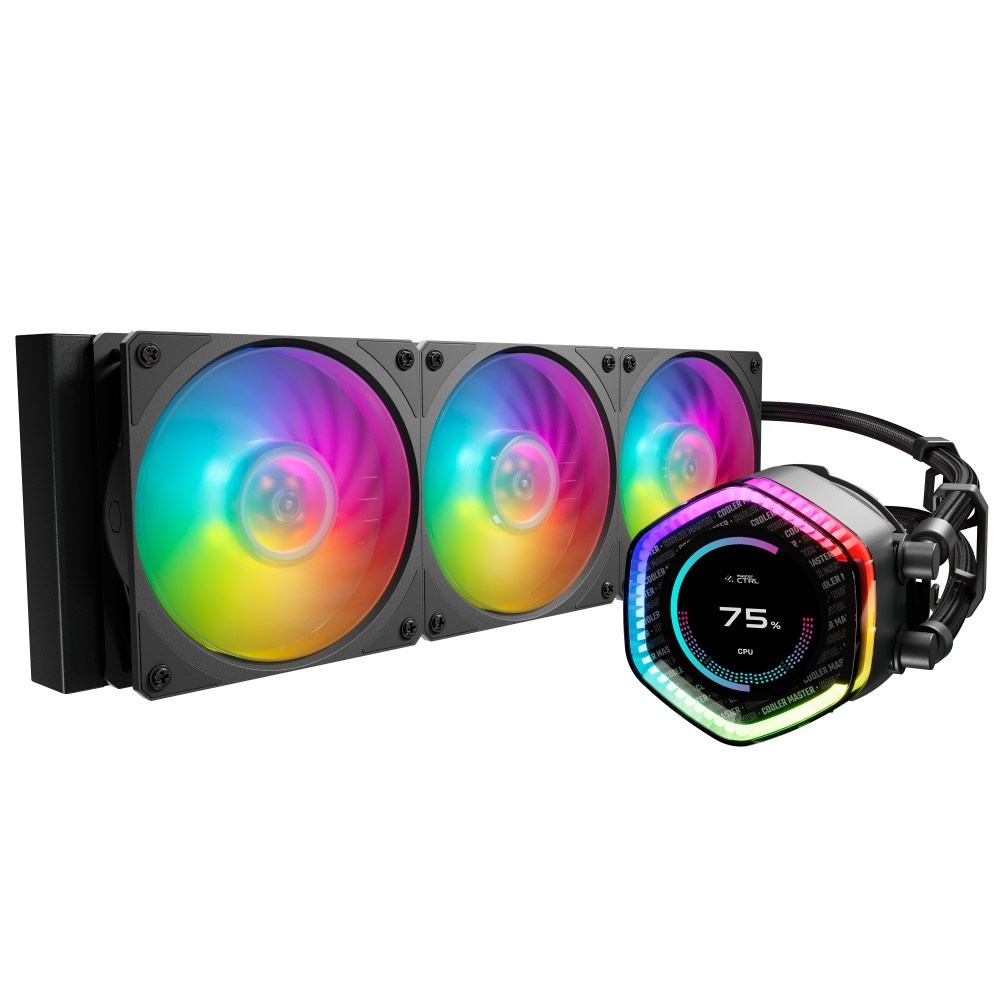 Cooler Master vodní chladič MasterLiquid 360 ION, 3x120mm, LGA1851, AM5 aprašymas - Prekės nuotrauka