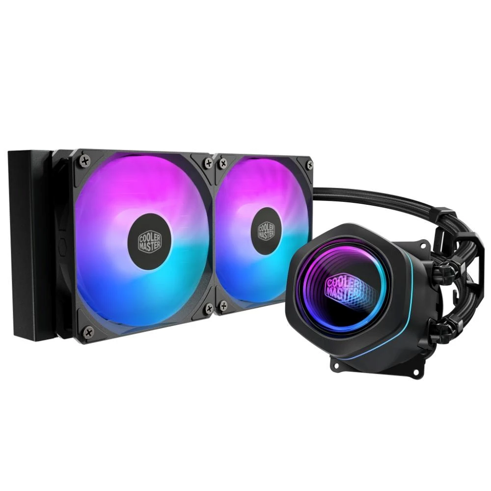 Cooler Master Chłodzenie wodne CoolerMaster WAK MasterLiquid Core Nex Digital 240 ARGB aprašymas - Prekės nuotrauka