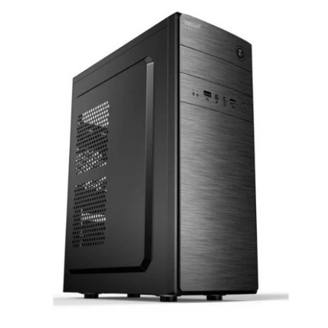 Crono CRONO skříň D183A Midi Tower korpusas, bezzdroje, juoda aprašymas - Prekės nuotrauka