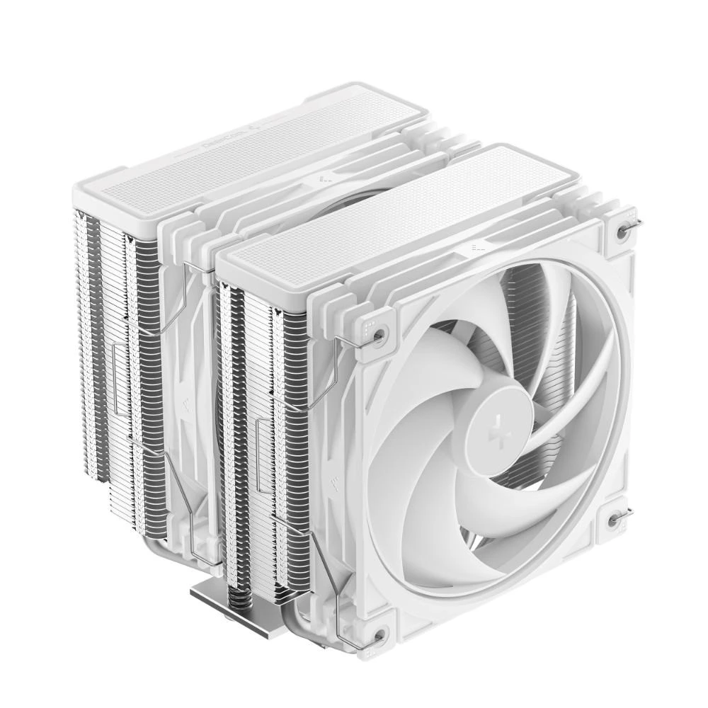 DEEPCOOL CPU Chladič AG620 G2 WH, 2x120mm, LGA1851, AM5, bílá aprašymas - Prekės nuotrauka
