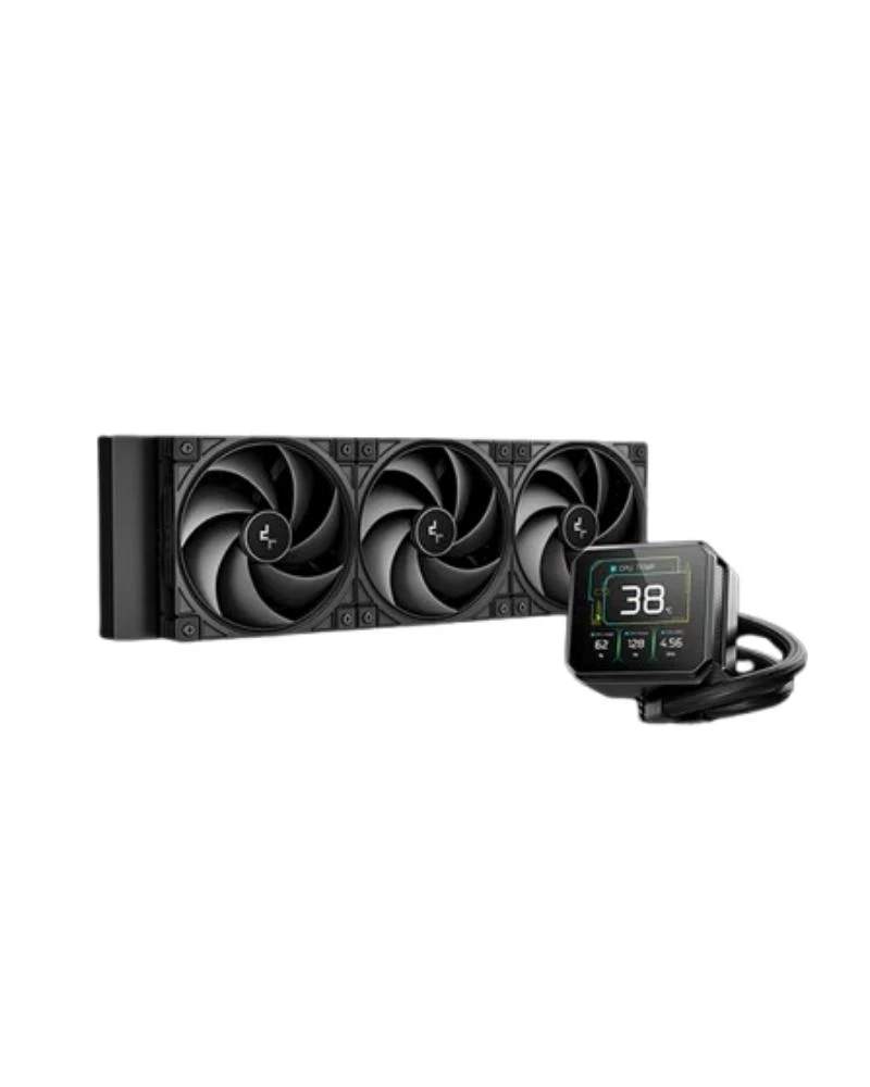 Deepcool Liquid Cooler | SPARTACUS 360 | Juodas | Intel, AMD aprašymas - Prekės nuotrauka Deepcool Liquid Cooler | SPARTACUS 360 | Juodas | Intel, AMD aprašymas - Prekės nuotrauka