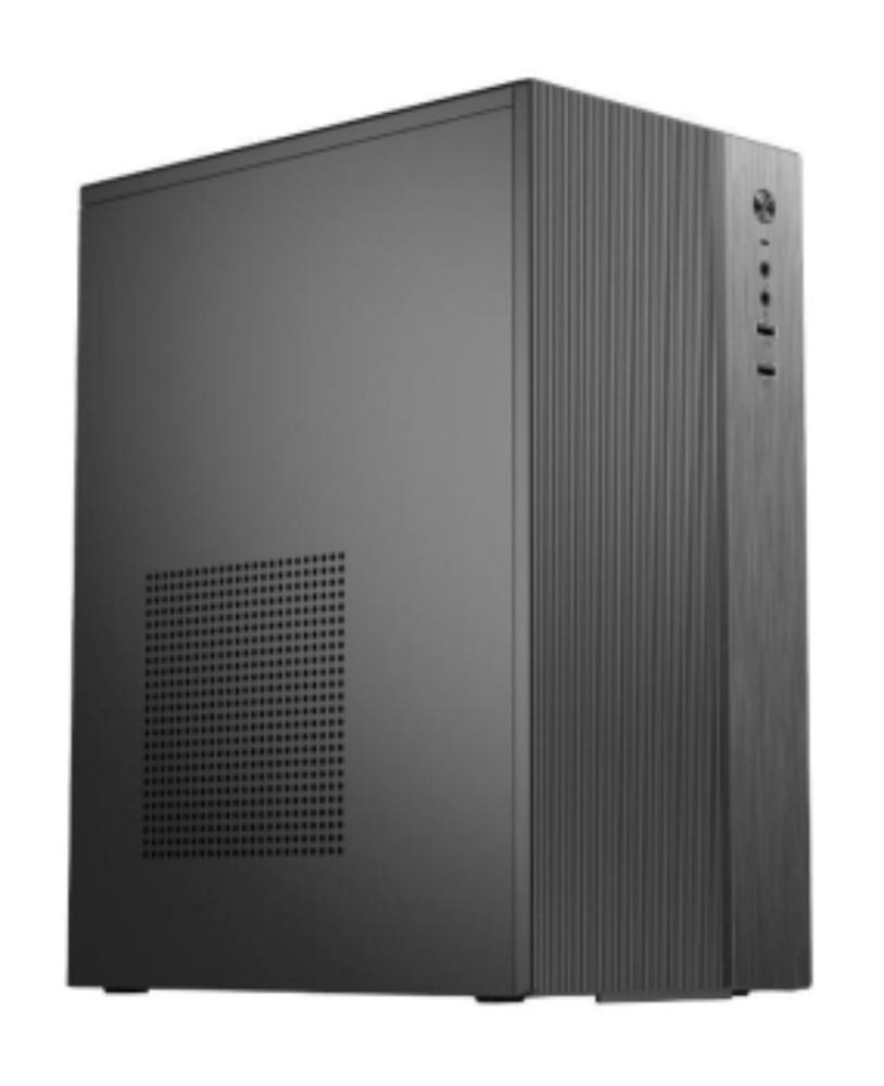 EUROCASE skříň MC EC-180-5, mATX, 2x USB-A, juoda aprašymas - Prekės nuotrauka