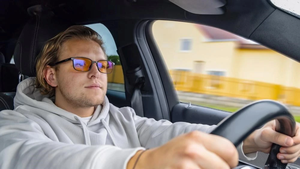 „EVOLVEO BlueBlock60“, PC akiniai, blokuojantys mėlyną šviesą 60 %, be dioptrijų, juodi aprašymas - Prekės nuotrauka