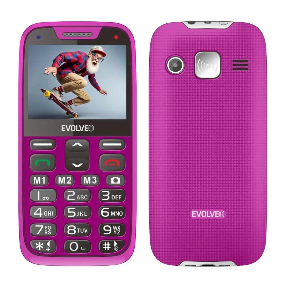 EVOLVEO EasyPhone XR + stovas baltas aprašymas - Prekės nuotrauka