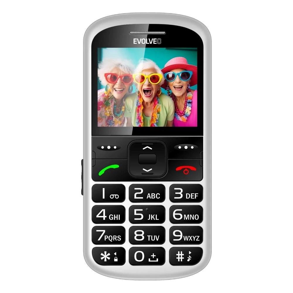 EVOLVEO EasyPhone XS, mobilusis telefonas senjorams, baltas aprašymas - Prekės nuotrauka EVOLVEO EasyPhone XS, mobilusis telefonas senjorams, baltas aprašymas - Prekės nuotrauka
