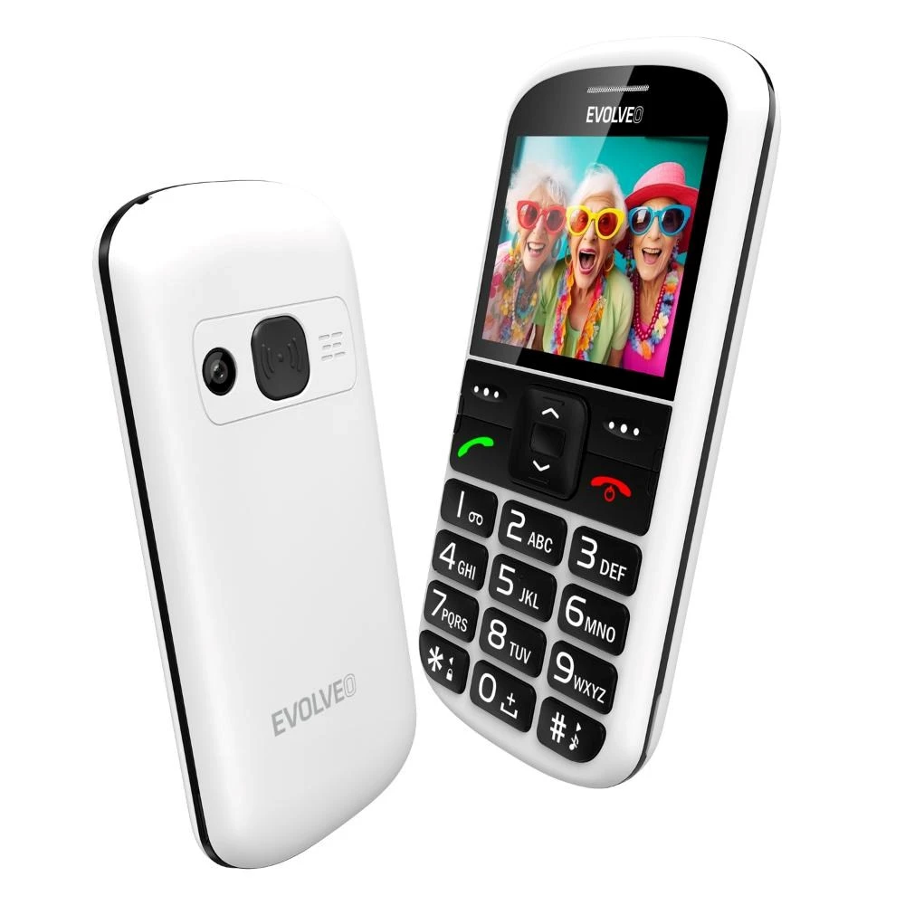 EVOLVEO EasyPhone XS, mobilusis telefonas senjorams, baltas aprašymas - Prekės nuotrauka EVOLVEO EasyPhone XS, mobilusis telefonas senjorams, baltas aprašymas - Prekės nuotrauka