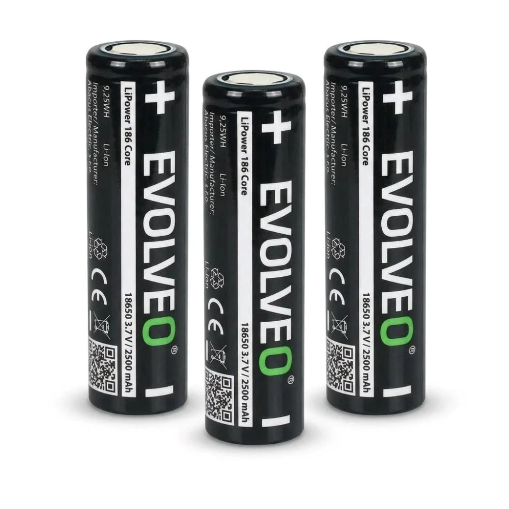 Avacom EVOLVEO LiPower 217 Max 5000 – Li-ion baterie 21700 (3.7 V / 5000 mAh) 3 ks aprašymas - Prekės nuotrauka