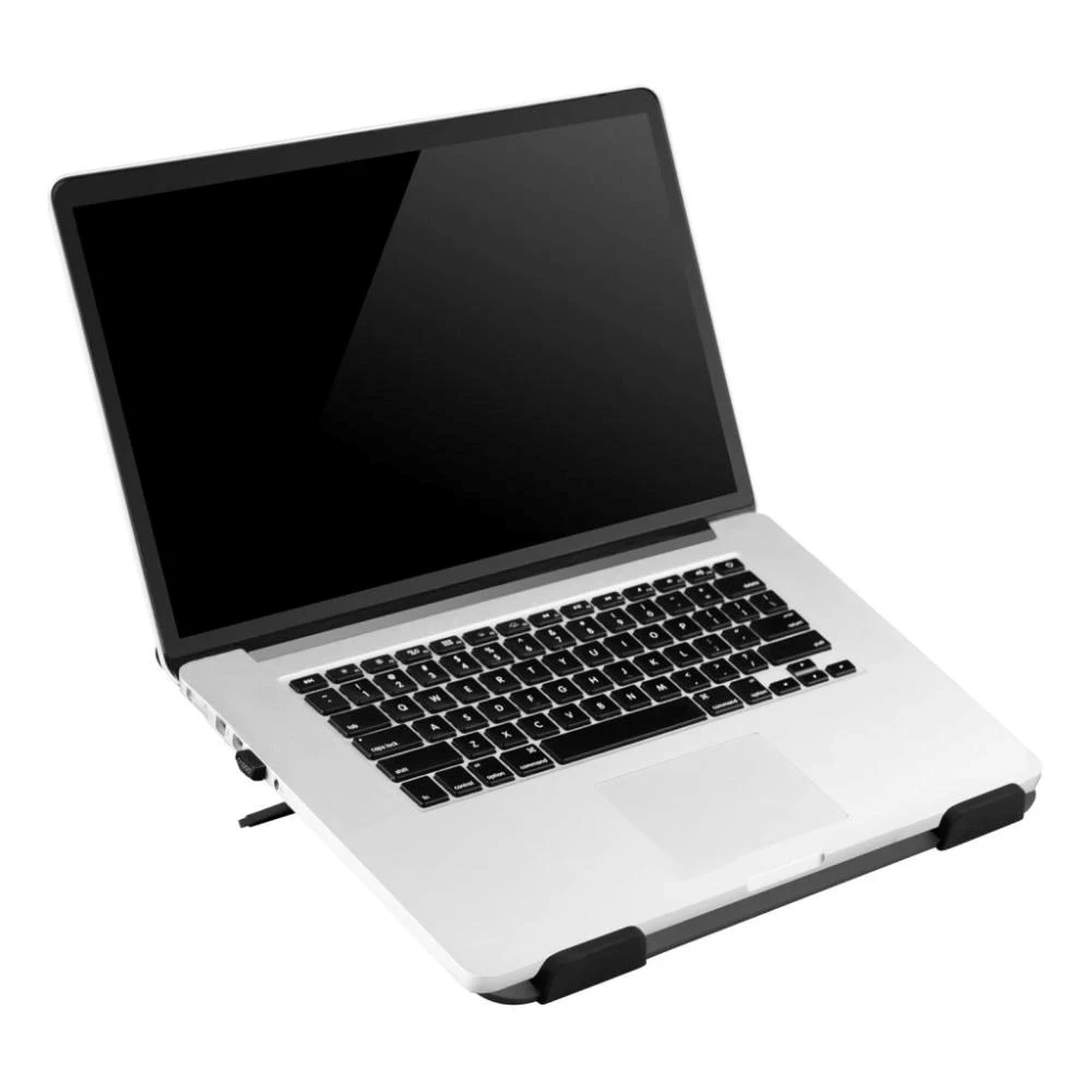 Evolveo TopLift aluminiowy stojak pod laptop juoda aprašymas - Prekės nuotrauka