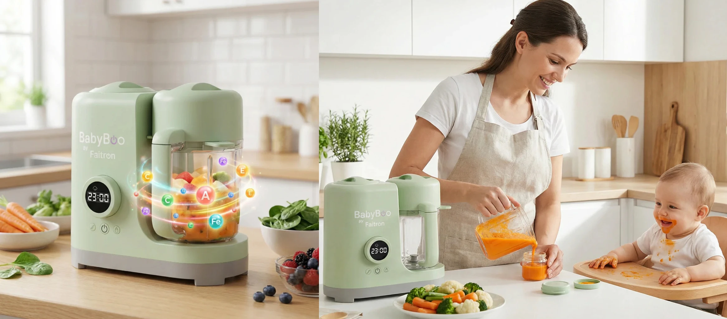 Faitron BabyBoo Food Maker aprašymas - Prekės nuotrauka