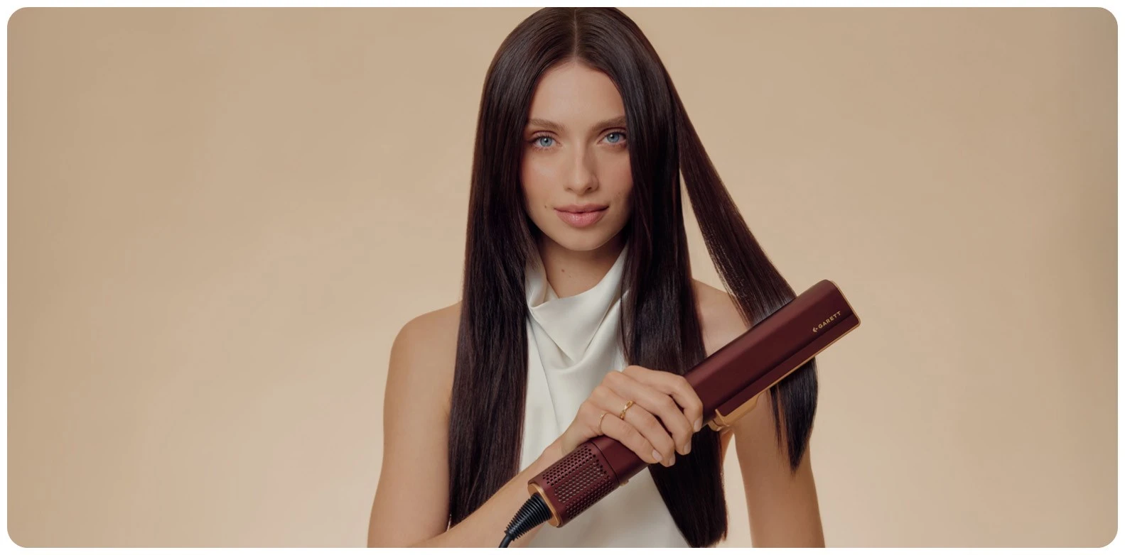 Garett Beauty AeroGlow Air straightenerBbrown aprašymas - Prekės nuotrauka