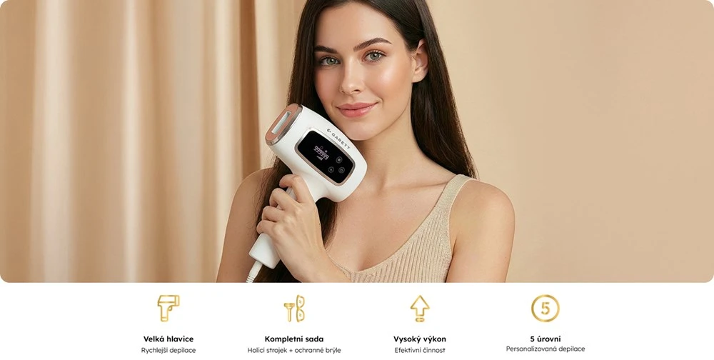 Garett IPL Beauty Flash Sense balta aprašymas - Prekės nuotrauka
