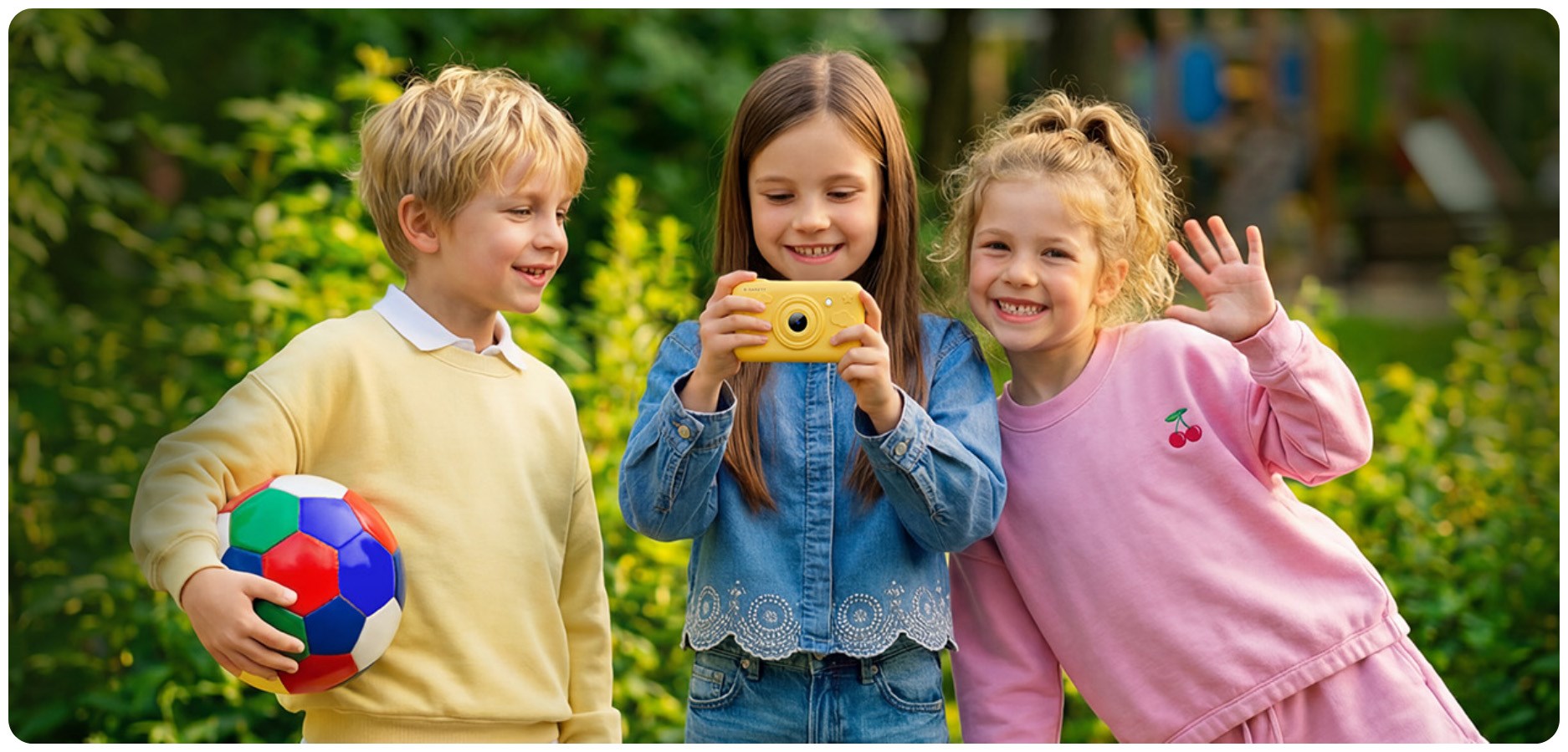 Garett Garrett Snap AI Camera 13Megapixel Gul Digitalkamera til børn aprašymas - Prekės nuotrauka