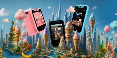 Garett OneKid Phone Juodas aprašymas - Prekės nuotrauka