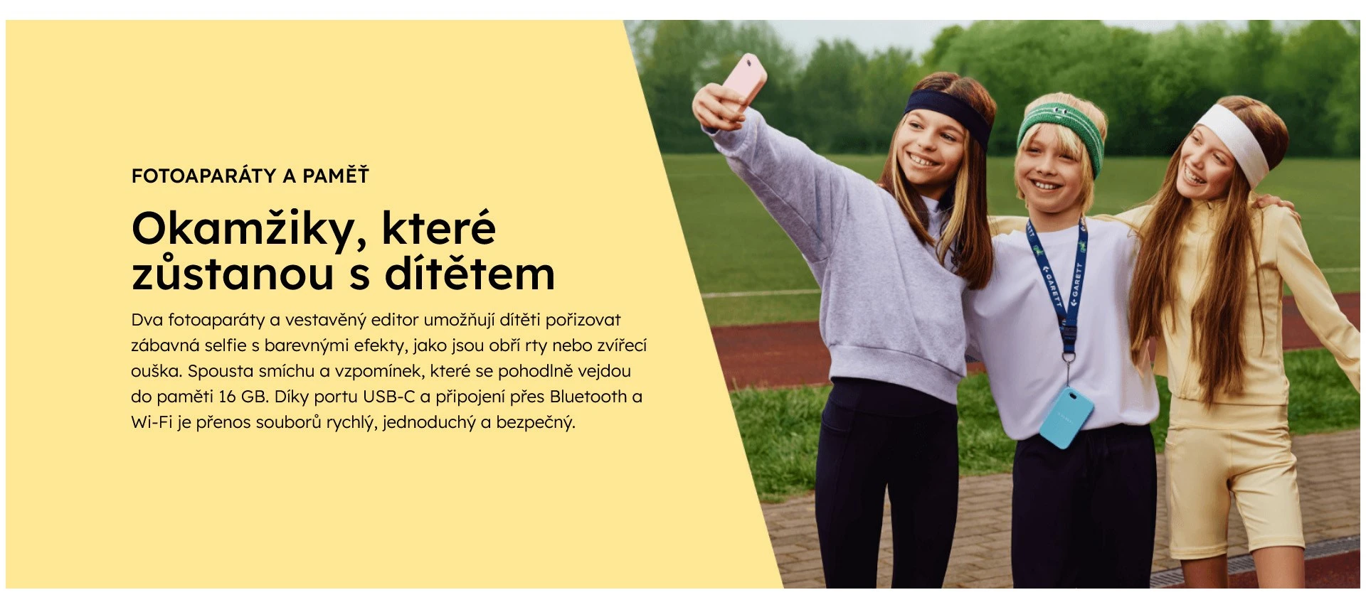 Garett OneKid Phone Mėlyna aprašymas - Prekės nuotrauka