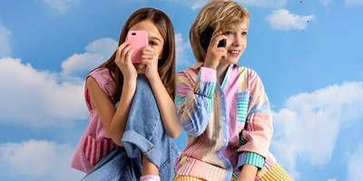 Garett OneKid Phone Mėlyna aprašymas - Prekės nuotrauka