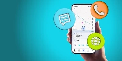 Garett OneKid Phone Mėlyna aprašymas - Prekės nuotrauka