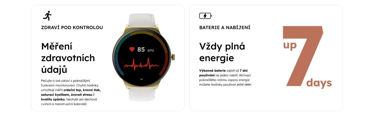 Išmanusis laikrodis Garett Verona 2 auksinis tinklelis aprašymas - Prekės nuotrauka