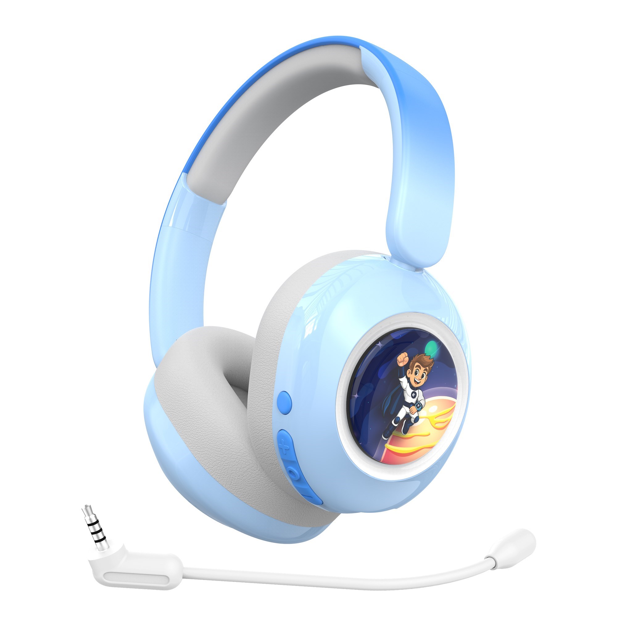Garett Wireless headphones Astro Wave ANC Mėlyna aprašymas - Prekės nuotrauka