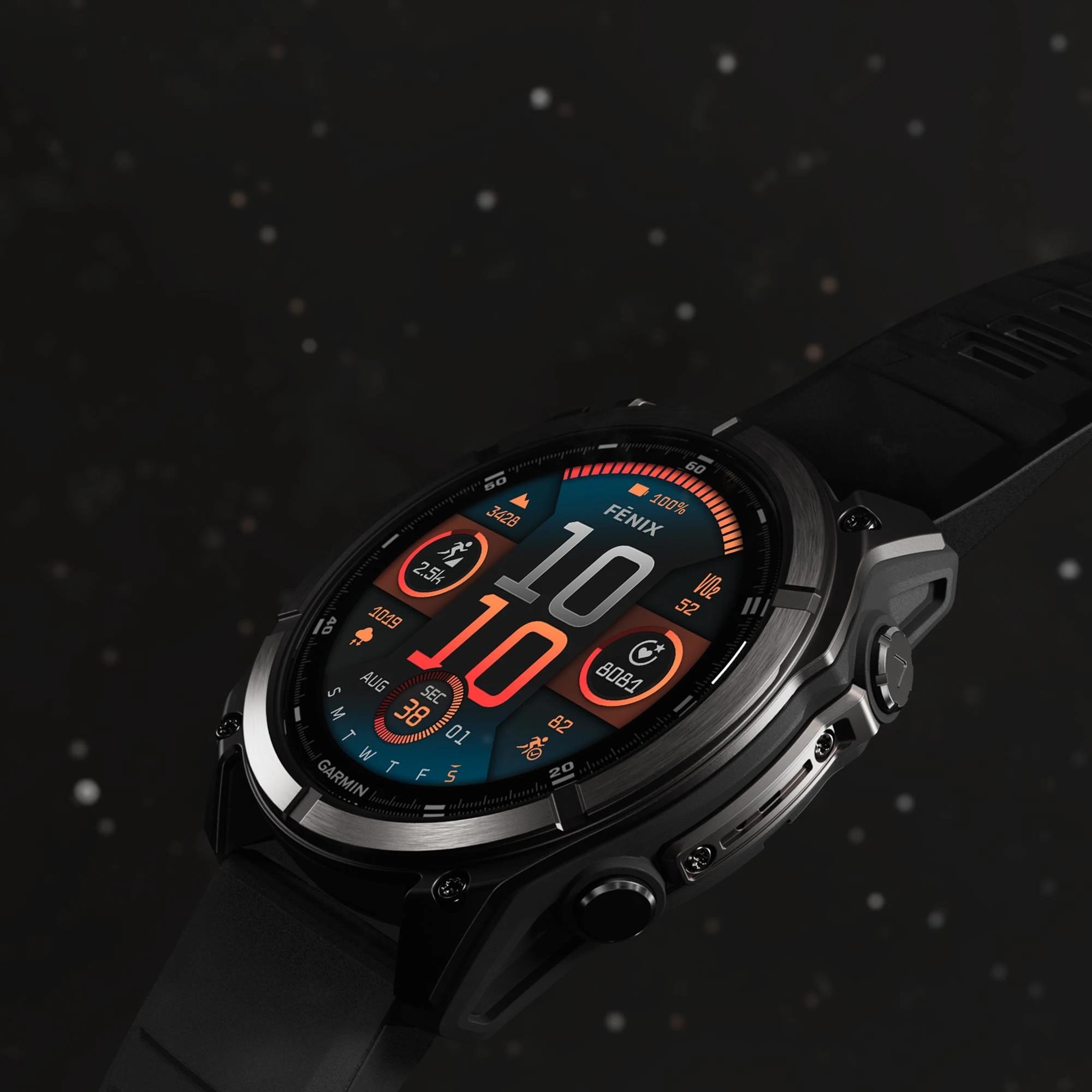 Išmanusis laikrodis „Garmin fenix® 8“ – 51 mm, AMOLED ekranas, pilkos ir juodos spalvos silikoninis dirželis, ES aprašymas - Prekės nuotrauka Išmanusis laikrodis „Garmin fenix® 8“ – 51 mm, AMOLED ekranas, pilkos ir juodos spalvos silikoninis dirželis, ES aprašymas - Prekės nuotrauka