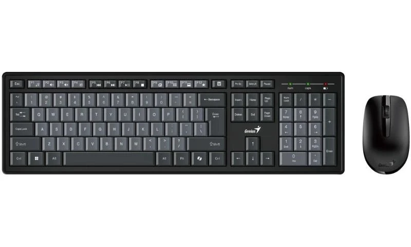 Genius Smart KM-8200 COPILOT komplektas klaviatūra CZ/SK, juoda-pilka su belaidė optinė pelė, klasikinė aprašymas - Prekės nuotrauka Genius Smart KM-8200 COPILOT komplektas klaviatūra CZ/SK, juoda-pilka su belaidė optinė pelė, klasikinė aprašymas - Prekės nuotrauka