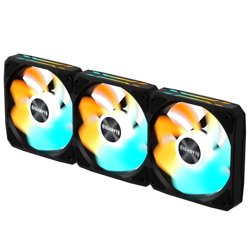 „Gigabyte“ ventiliatorius „EZ Chain RVS“ ventiliatorių 3 vnt. pakuotėje