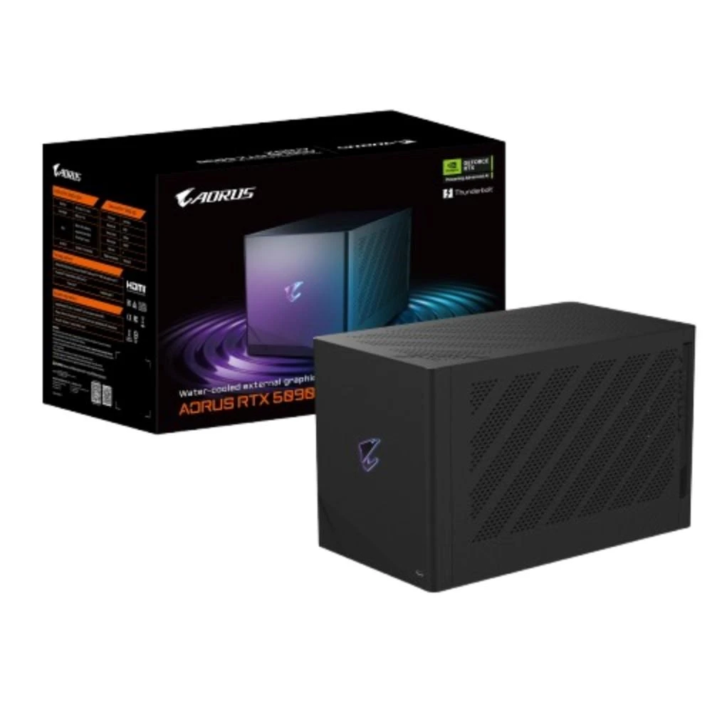 Vaizdo plokštė GIGABYTE VGA NVIDIA GeForce RTX 5090 AORUS AI BOX 32G, 32G GDDR7, 3xDP, 1xHDMI aprašymas - Prekės nuotrauka Vaizdo plokštė GIGABYTE VGA NVIDIA GeForce RTX 5090 AORUS AI BOX 32G, 32G GDDR7, 3xDP, 1xHDMI aprašymas - Prekės nuotrauka