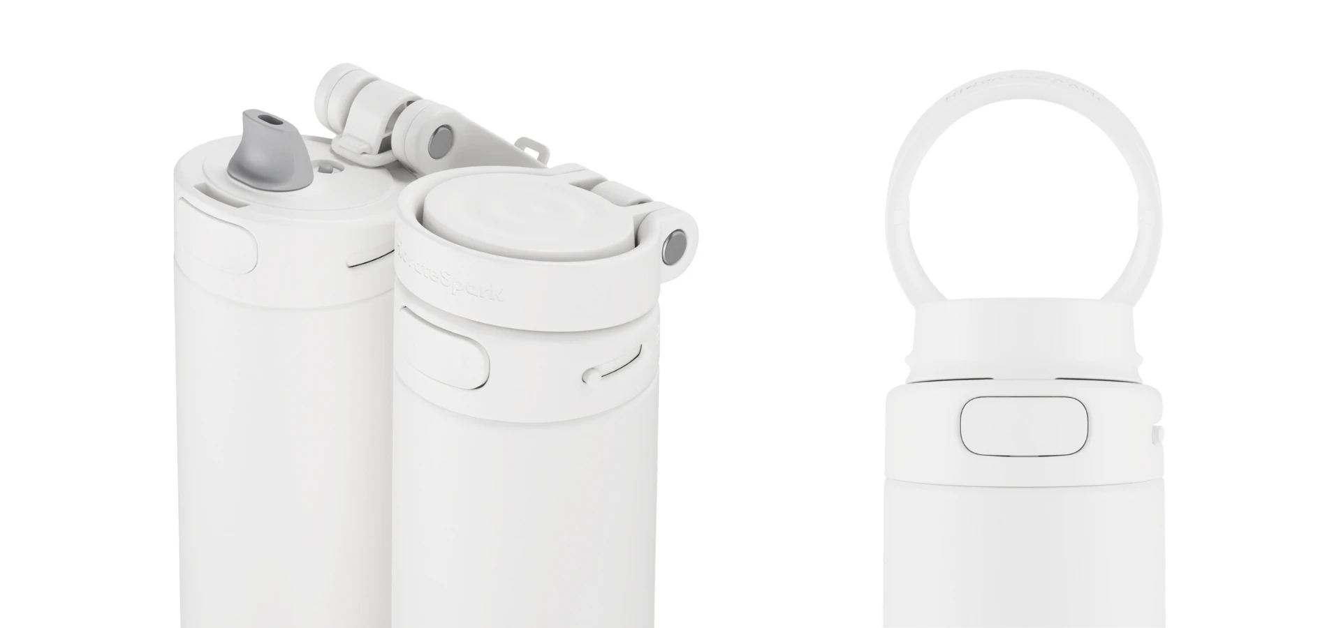 Gertuvė „HidrateSpark PRO 2“ išmanusis buteliukas su šiaudeliu, 621 ml, baltas aprašymas - Prekės nuotrauka Gertuvė „HidrateSpark PRO 2“ išmanusis buteliukas su šiaudeliu, 621 ml, baltas aprašymas - Prekės nuotrauka