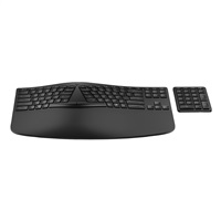 Hewlett Packard (HP) HP 960 Juodas Ergonomic Belaidė klaviatūra - bezdrátová ergonomická klaviatūra CZ/SK aprašymas - Prekės nuotrauka