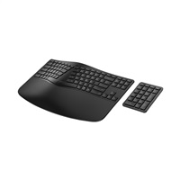 Hewlett Packard (HP) HP 960 Juodas Ergonomic Belaidė klaviatūra - bezdrátová ergonomická klaviatūra CZ/SK aprašymas - Prekės nuotrauka
