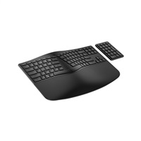 Hewlett Packard (HP) HP 960 Juodas Ergonomic Belaidė klaviatūra - bezdrátová ergonomická klaviatūra CZ/SK aprašymas - Prekės nuotrauka