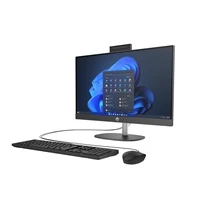 Stacionarus kompiuteris Hewlett Packard (HP) HP AIO ProOne 240 G10 AiO 23.8 NT i3-N300,8GB,512GB NVMe, WiFi 6 + BT,klaviatūra a pelė,65W externí,pilka,HDMI,Win11Home aprašymas - Prekės nuotrauka