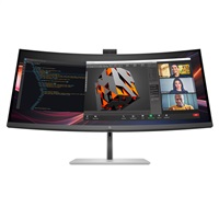 Hewlett Packard (HP) HP LCD 734pm 34 Curved 3440x1440,IPS,2000:1,400nits,5ms,HDMI 2.0,DP1.4,USB3-C,5xUSB-A,4x3W spkr,Cam,RJ-45,TB4-100W,5/5/5 aprašymas - Prekės nuotrauka