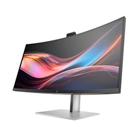 Hewlett Packard (HP) HP LCD 734pm 34 Curved 3440x1440,IPS,2000:1,400nits,5ms,HDMI 2.0,DP1.4,USB3-C,5xUSB-A,4x3W spkr,Cam,RJ-45,TB4-100W,5/5/5 aprašymas - Prekės nuotrauka
