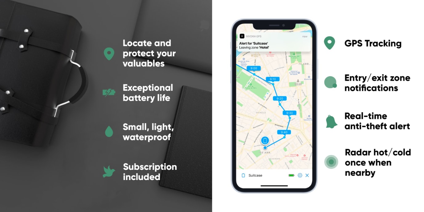Invoxia GPS Mini Tracker 3. Gen aprašymas - Prekės nuotrauka
