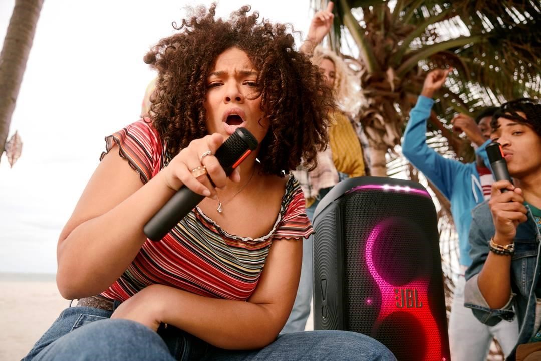 Ausinės JBL Partybox Belaidės Mikrofonas + receiver aprašymas - Prekės nuotrauka